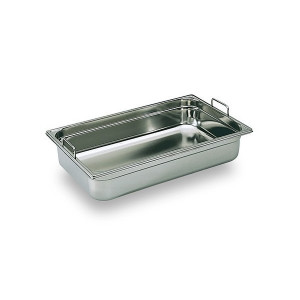 Bac Gastronorme Anses Fixes Inox GN 1/1 H 15cm Matfer Bourgeat