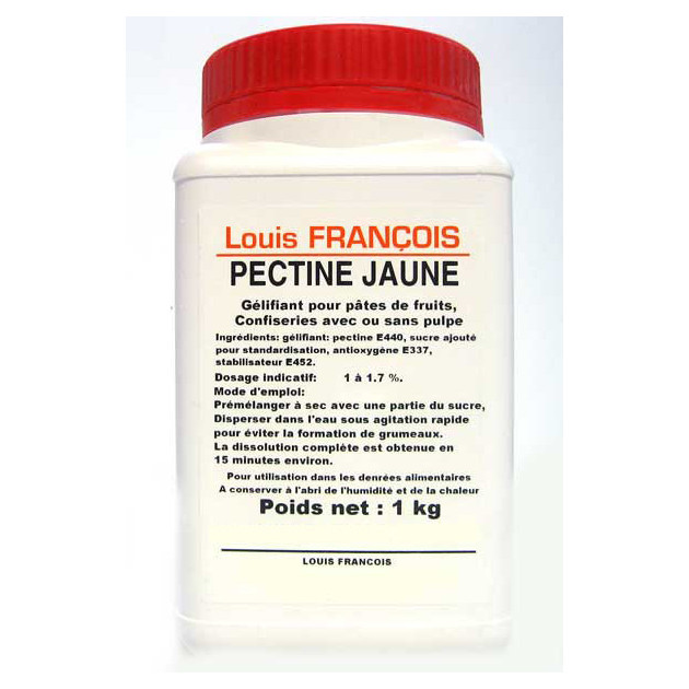 Pectine Jaune 1 kg Louis François Pectines et gélifiants prise lente