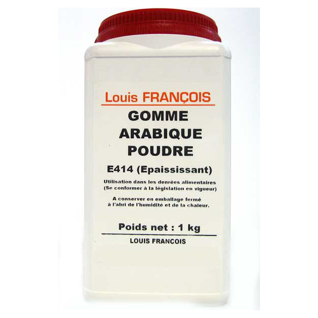 Gomme Arabique 1 kg Louis François - Épaississant et liant alimentaire  achat acheter vente