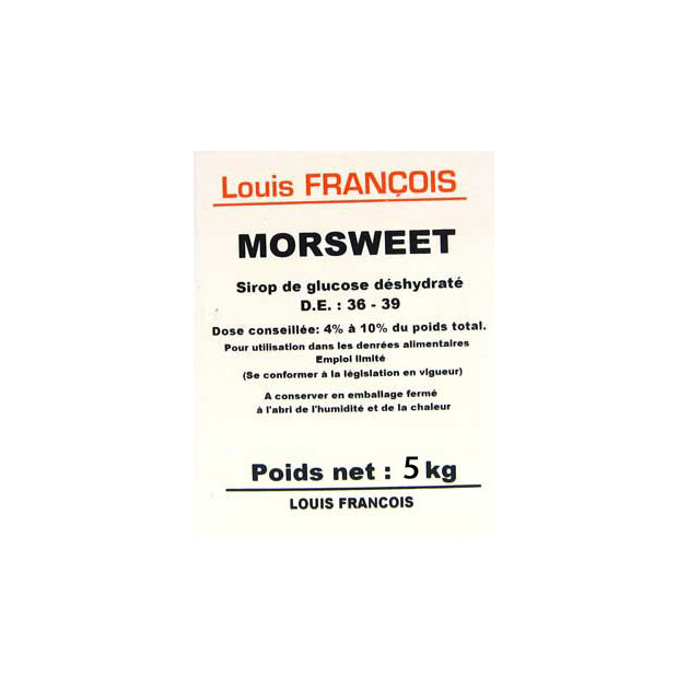 Sirop de Glucose deshydrate 5 kg Morsweet