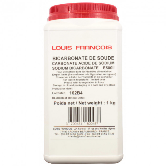 Bicarbonate de Soude (E 500ii) 1 kg Louis FranÃ§ois