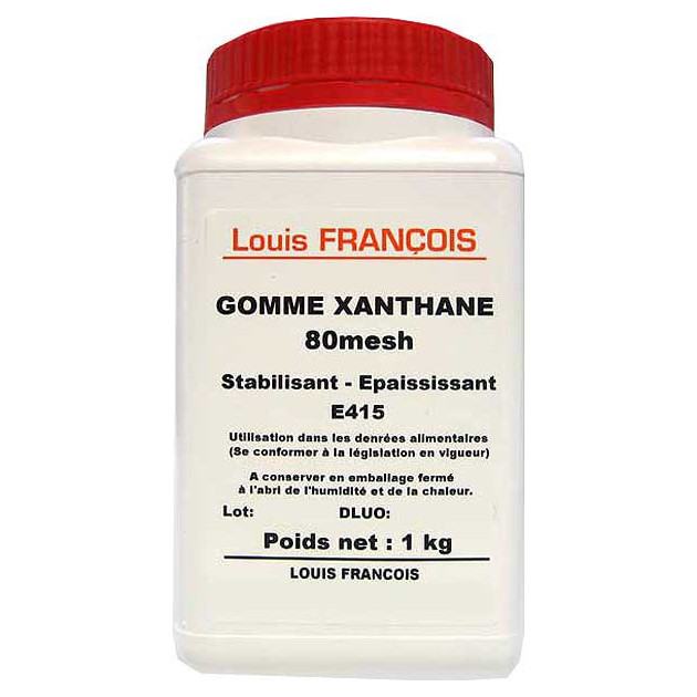 Gomme de Xanthane E415 1 kg Louis François, stabilisateur et épaississant  vente achat acheter