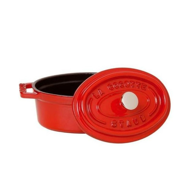 Cocotte Ovale 29 cm Rouge Grenade Staub Fonte 4.25 l