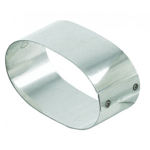 Nonnette Ovale Inox 7 cm x H 3 cm