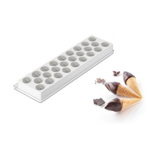 Moule Silicone Insert 26 Flammes 12,5ml Silikomart Professional Moule Silicone Insert 26 Flammes 12,5ml Silikomart Professional