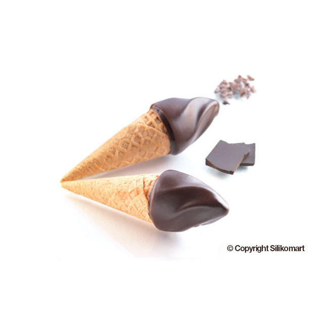 silikomart Moule en silicone pour chocolat Choco Flame 15pc - 3 Saveur