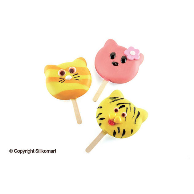 Moule A Glace Silicone Chat 8 Empreintes Avec Batonnets Silikomart Achat Acheter Vente Sur Cuisineaddict Com Moule A Glace Silicone Chat 8 Empreintes Avec Batonnets Silikomart Achat Acheter Vente Sur Cuisineaddict Com