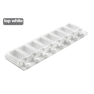 Moule à glace silicone 8 mini Tango avec bâtonnets SilikoMart Moule à glace silicone 8 mini Tango avec bâtonnets SilikoMart