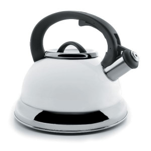 Bouilloire Sifflante 2.5 L Laqué Blanc Lacor Bouilloire Sifflante 2.5 L Laqué Blanc Lacor