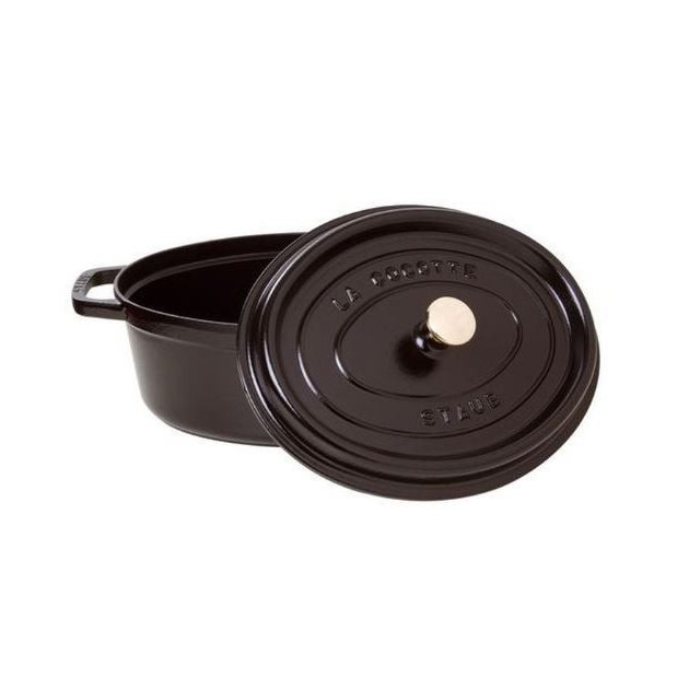 Cocotte Ovale 37 cm Noir Staub Fonte 8 l Cocotte Ovale 37 cm Noir Staub Fonte 8 l