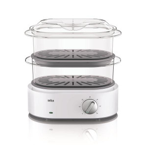Cuiseur Vapeur Electrique IDENTITY COLLECTION Blanc Braun Cuiseur Vapeur Electrique IDENTITY COLLECTION Blanc Braun