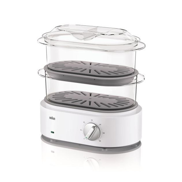 Cuiseur Vapeur Electrique IDENTITY COLLECTION Blanc Braun Cuiseur Vapeur Electrique IDENTITY COLLECTION Blanc Braun