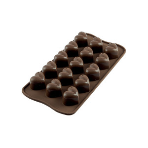 Moule à Chocolat 15 Coeurs Easy Choc - Silicone Spécial Chocolat Moule à Chocolat 15 Coeurs Easy Choc - Silicone Spécial Chocolat
