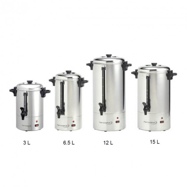 Percolateur 3 Litres en Acier Inoxydable