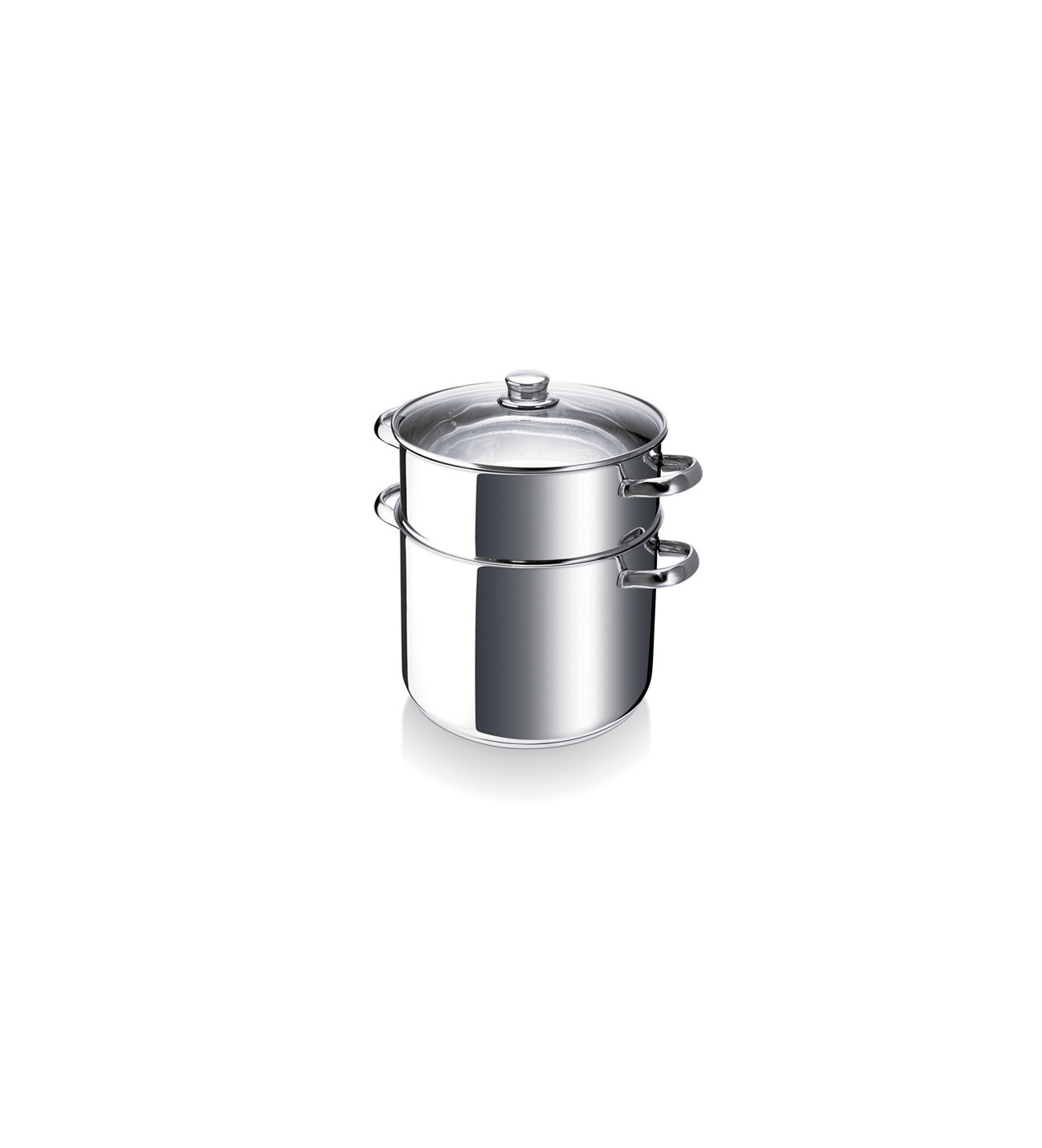 ACTUEL Traiteur Finition Inox 26cm Avec Couvercle En Verre Tous Feux Dont Induction