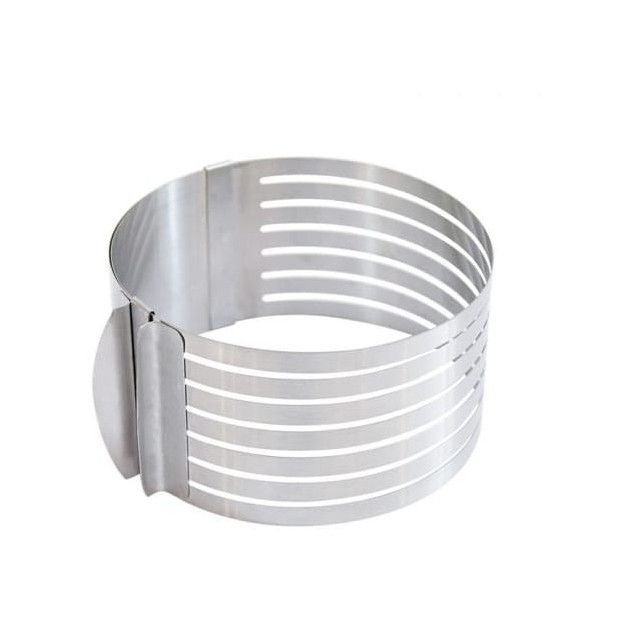 Cercle a Genoise Inox 6 fentes ScrapCooking Cercle a Genoise Inox 6 fentes ScrapCooking