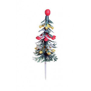 Sapin de Noël Décoré sur pique x72 Sapin de Noël Décoré sur pique x72