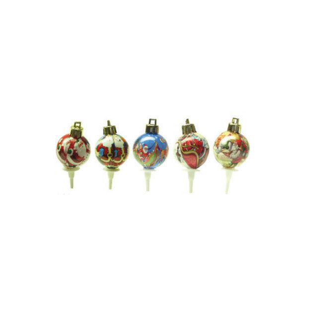 Boules de Noel Decorees x50 Decor BÃ»che de Noel