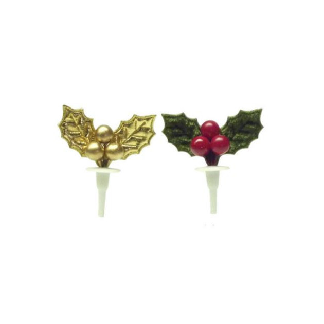 Feuilles De Houx Or Et Vert X72 Decoration Buche De Noel Cuisineaddict Com Achat Vente Feuilles De Houx Or Et Vert X72 Decoration Buche De Noel Cuisineaddict Com Achat Vente