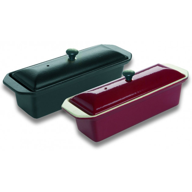 Terrine Rouge rectangulaire 1.1 l en Fonte emaillee