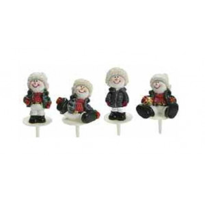 Bonhomme de Neige Doudoune Sujet Résine x50 Bonhomme de Neige Doudoune Sujet Résine x50