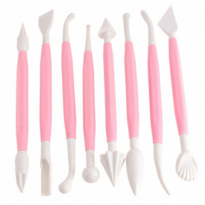 Outils de modelage pâte à sucre (x8) Outils de modelage pâte à sucre (x8)