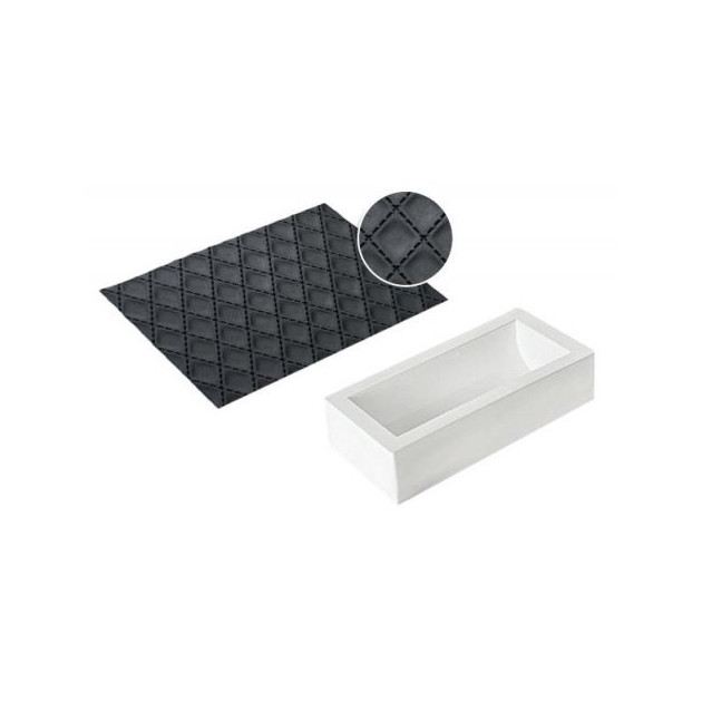 Kit Moule a BÃ»che et Tapis Decor Matelasse SilikoMart Professional