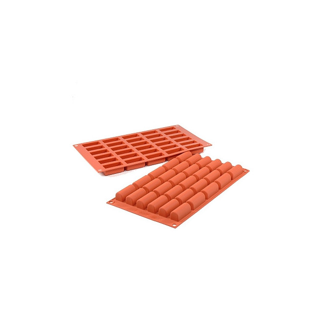 Moule Silicone 30 Mini Bûchettes 14ml SilikoMart - ,  Achat, Vente