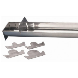 4 Raclettes à Bûche Inox