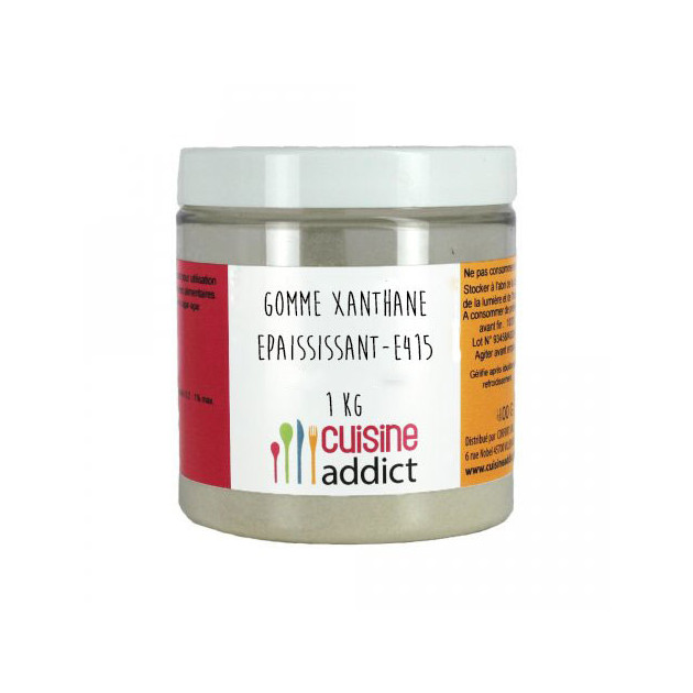 FIN DE SERIE Gomme de Xanthane E415 1 kg Cuisineaddict