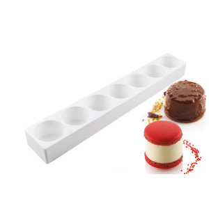 Moule Silicone MultiFlex 7 cylindres 40ml SilikoMart Professional Moule Silicone MultiFlex 7 cylindres 40ml SilikoMart Professional