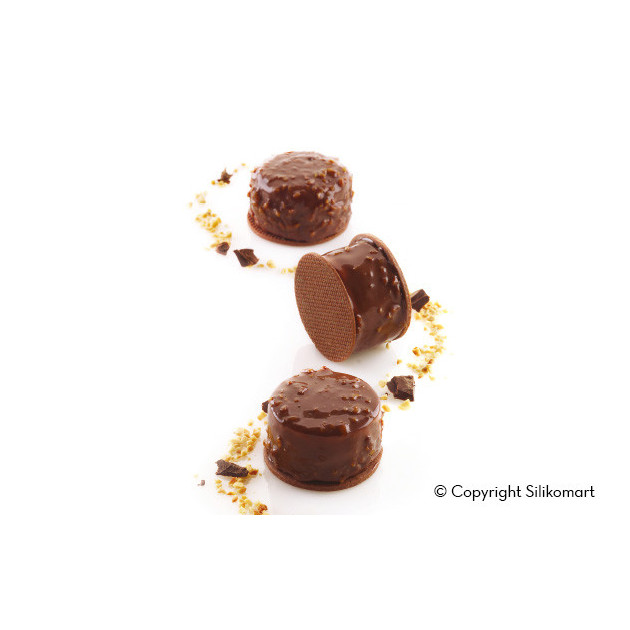 Chocolats realises avec le Moule Silicone Multiflex 40ml