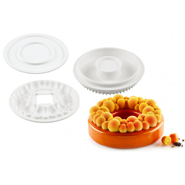 Kit Moule Silicone Couronne Bubble SilikoMart Professional -  , Achat, Vente