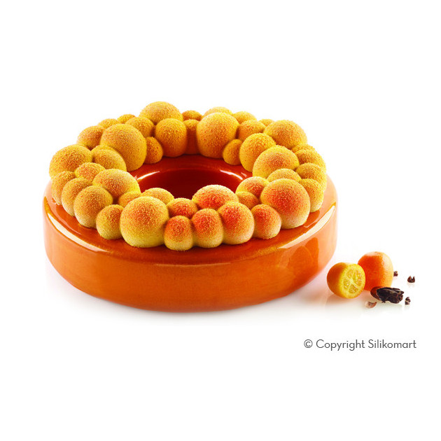 Entremets Couronne realise avec le kit Couronne bubble SilikoMart Pro Entremets Couronne realise avec le kit Couronne bubble SilikoMart Pro