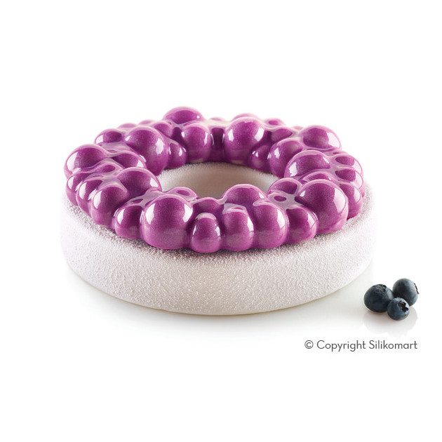 Couronne realisee avec le kit moule silicone couronne bubble SilikoMart Pro Couronne realisee avec le kit moule silicone couronne bubble SilikoMart Pro