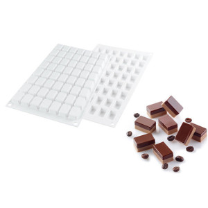 Moule Silicone 56 Micro Rectangles 5ml SilikoMart Professional Moule Silicone 56 Micro Rectangles 5ml SilikoMart Professional