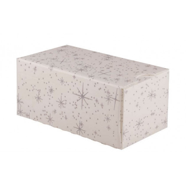 Boîte à Bûche Isotherme 40x11cm Étoiles (x25) 