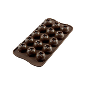Moule à Chocolat 15 Boules Easy Choc - Silicone Spécial Chocolat Moule à Chocolat 15 Boules Easy Choc - Silicone Spécial Chocolat