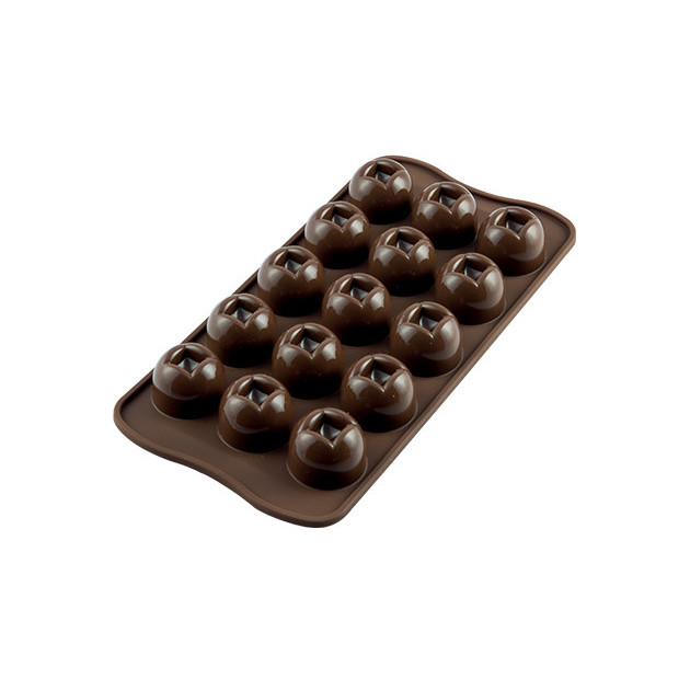 Moule a Chocolat 15 Boules Easy Choc - Silicone Special Chocolat