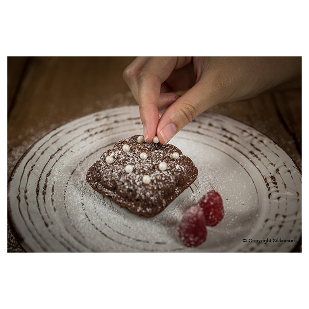 Realisation du Moule Silicone Mini Eleganza 7x7 cm Silikomart 3D Design