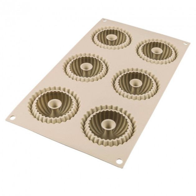 Moule silicone souple 40 mini disques pastilles 2,7 cm - Silikomart