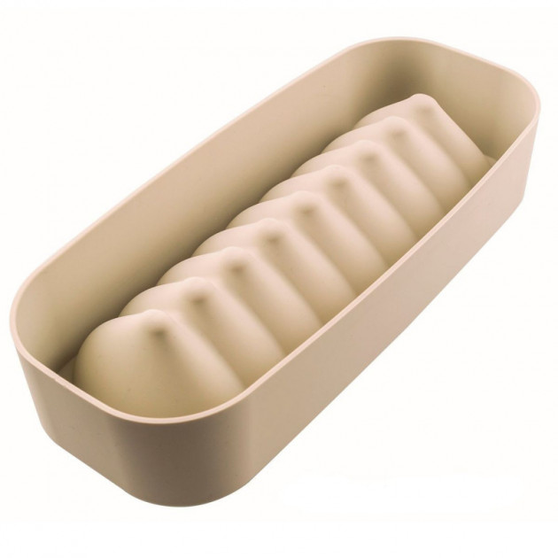 Exterieur du Moule Silicone Meringa 9x25 cm Silikomart 3D Design Exterieur du Moule Silicone Meringa 9x25 cm Silikomart 3D Design
