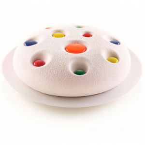 Moule Silicone Luna Ø22 cm Silikomart 3D Design Moule Silicone Luna Ø22 cm Silikomart 3D Design