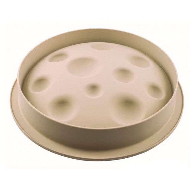 Exterieur du Moule Silicone Luna Ã˜22 cm Silikomart 3D Design