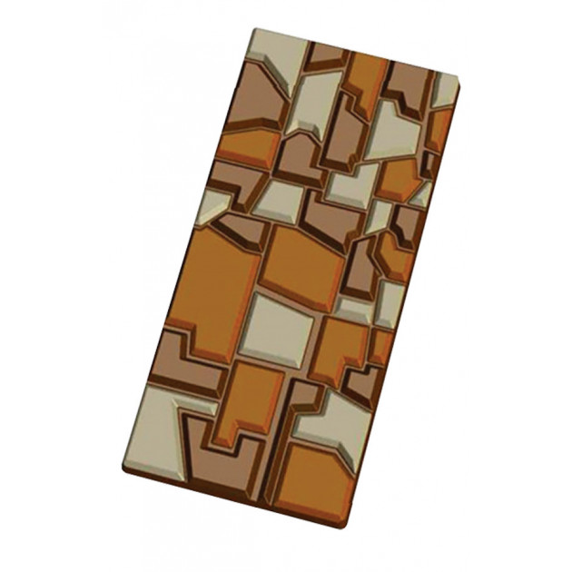 Moule Tablette de Chocolat Patchwork x5