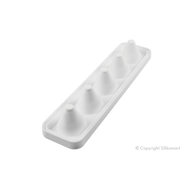 Exterieur du Moule Silicone Poire et Figues 5 empreintes SilikoMart