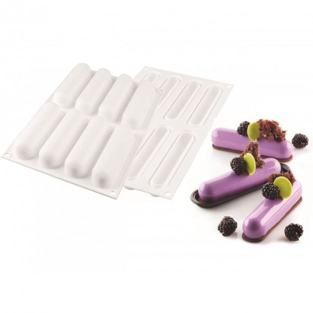 Moule Silicone Fingers (x8) Silikomart Professional