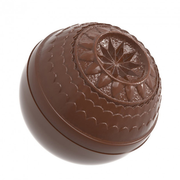 Prix Refroidis Moule Chocolat Demi-Sphère Rosace Ø 3cm (x24) Chocolate World