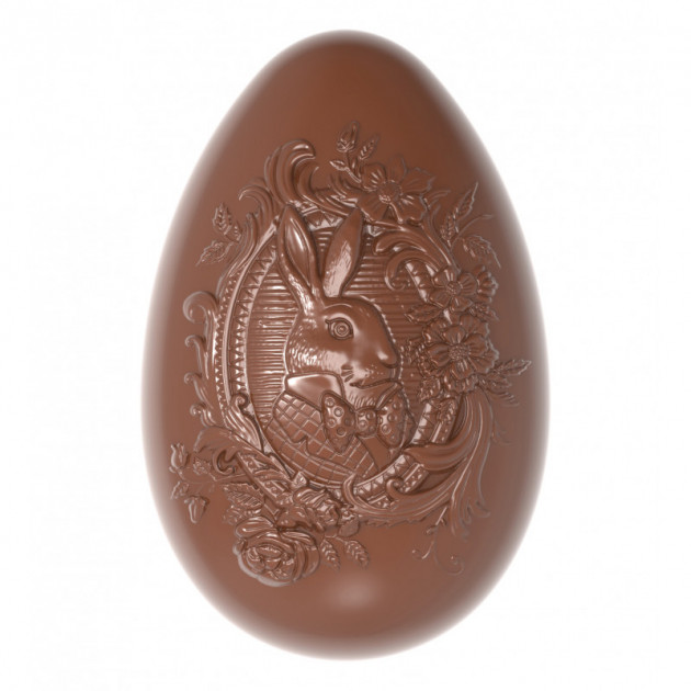 Moule Chocolat Oeuf Lapin 86.5 mm (x6) Chocolate World