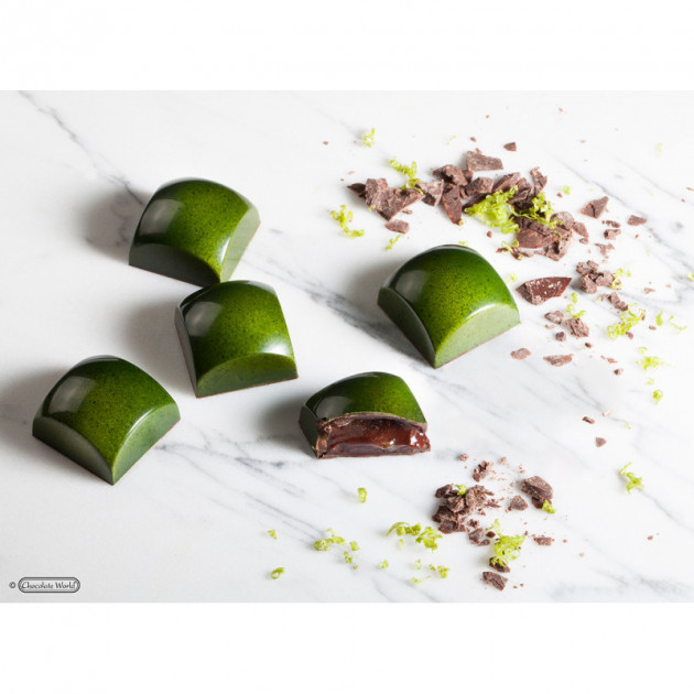 Idee de presentation des Chocolats Carres Bombes